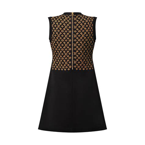 louis vuitton kleid schwarz|Louis Vuitton Kleid aus Monogram.